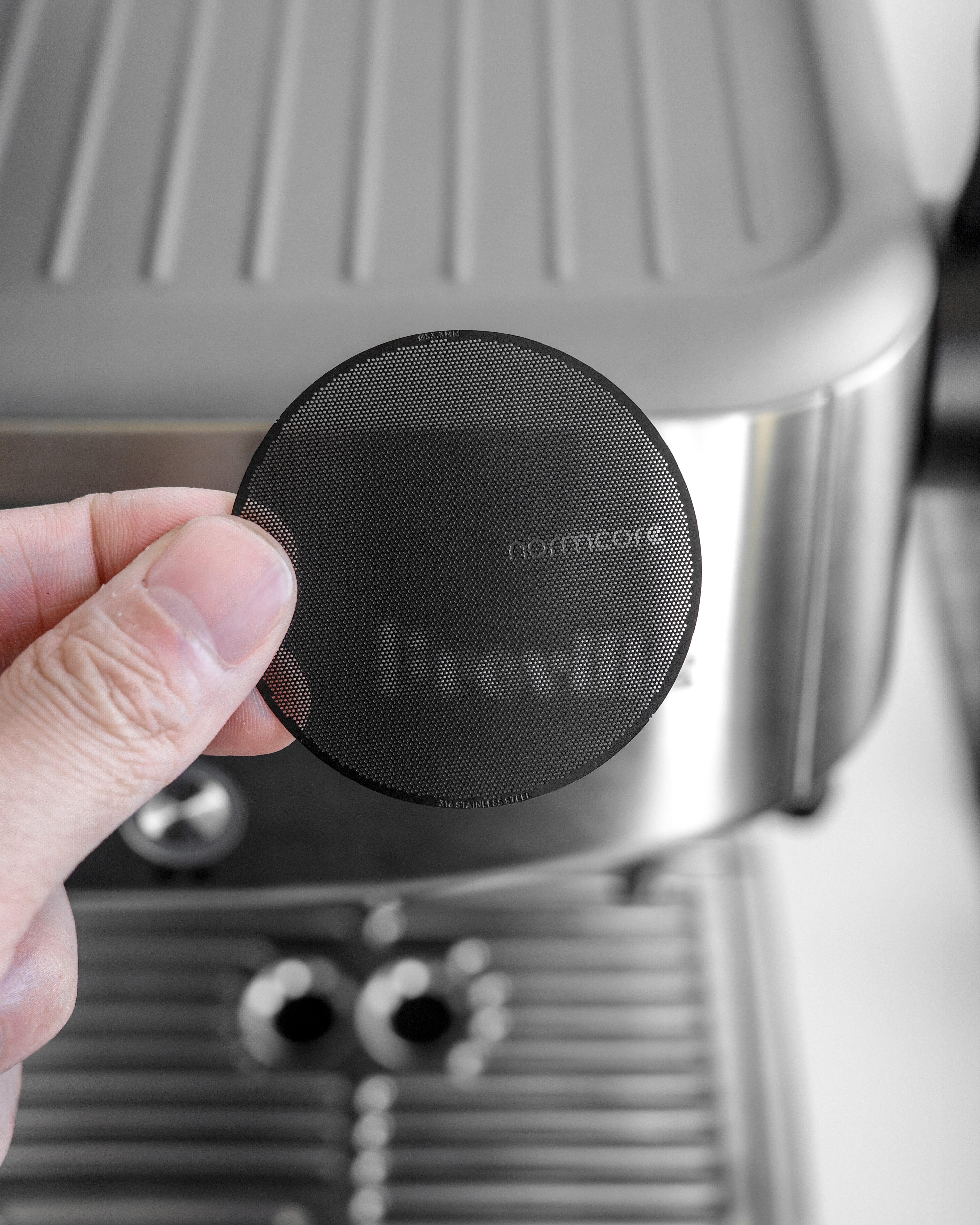 Normcore Ultra-Slim 0.2 mm Puck Screen- 316 Stainless Steel with Titanium PVD Coating - Image 7