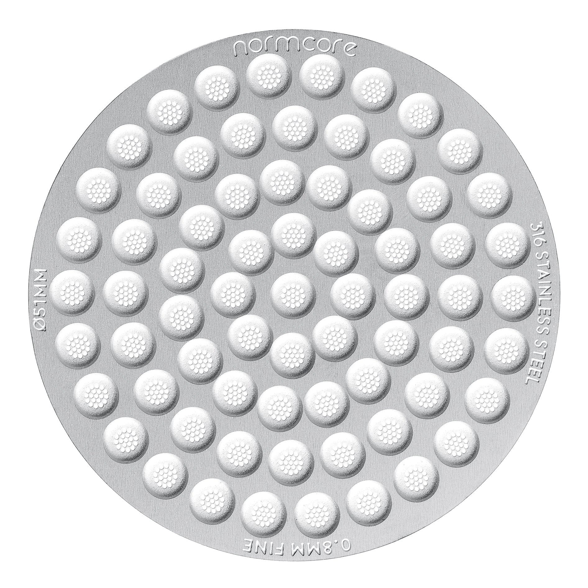 Normcore Ultra-Slim 0.8 mm Puck Screen - 316 Stainless Steel - Image 5
