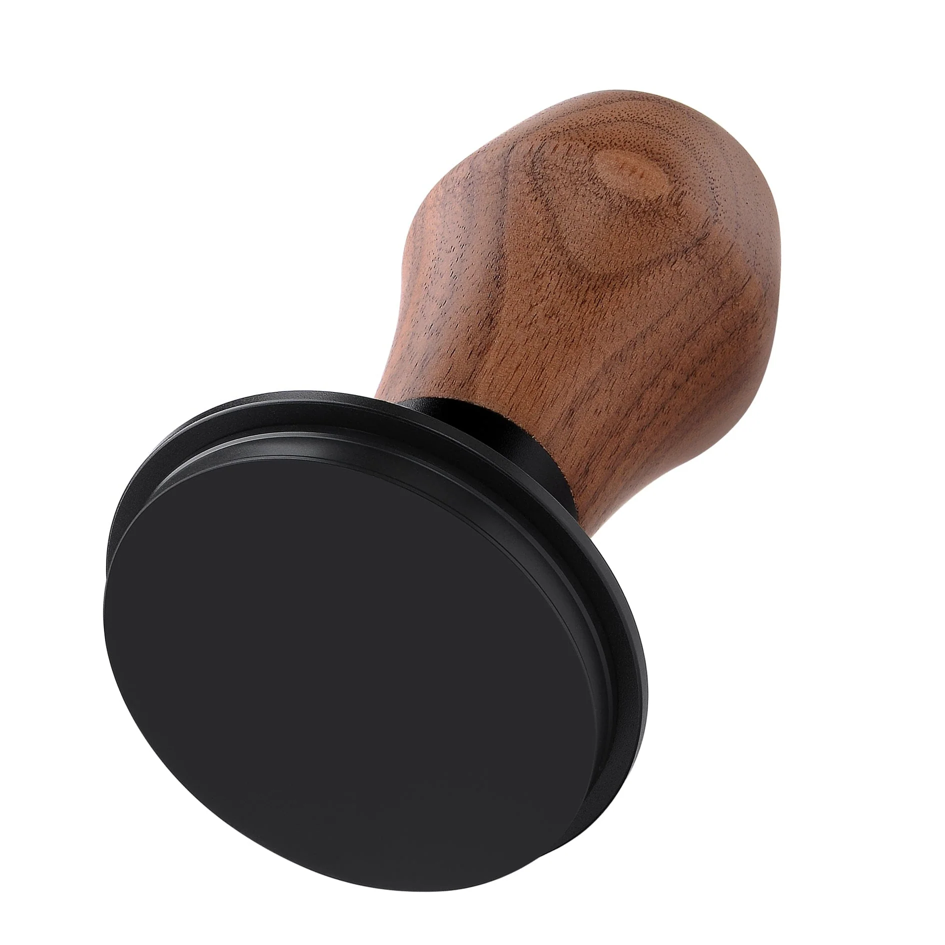Normcore V4 Spring-loaded Tamper  - WALNUT - Titanium PVD Coating Base - Image 3