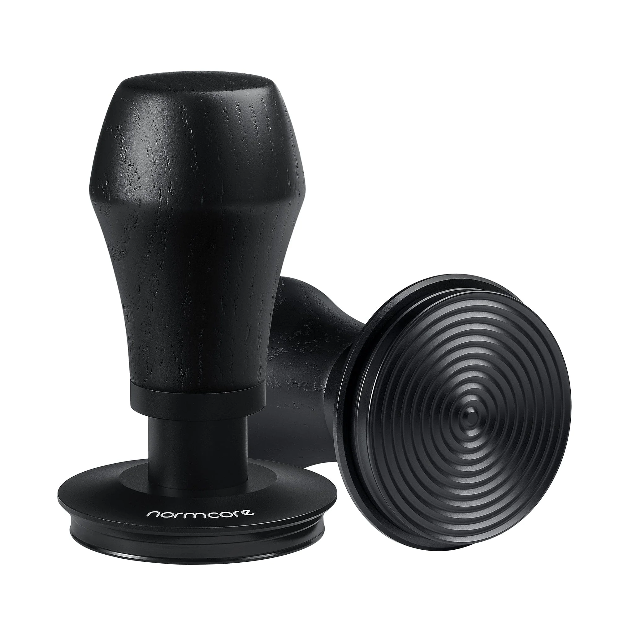 Normcore V4 Spring-loaded Tamper  - OAK - Titanium PVD Coating Base - Image 2