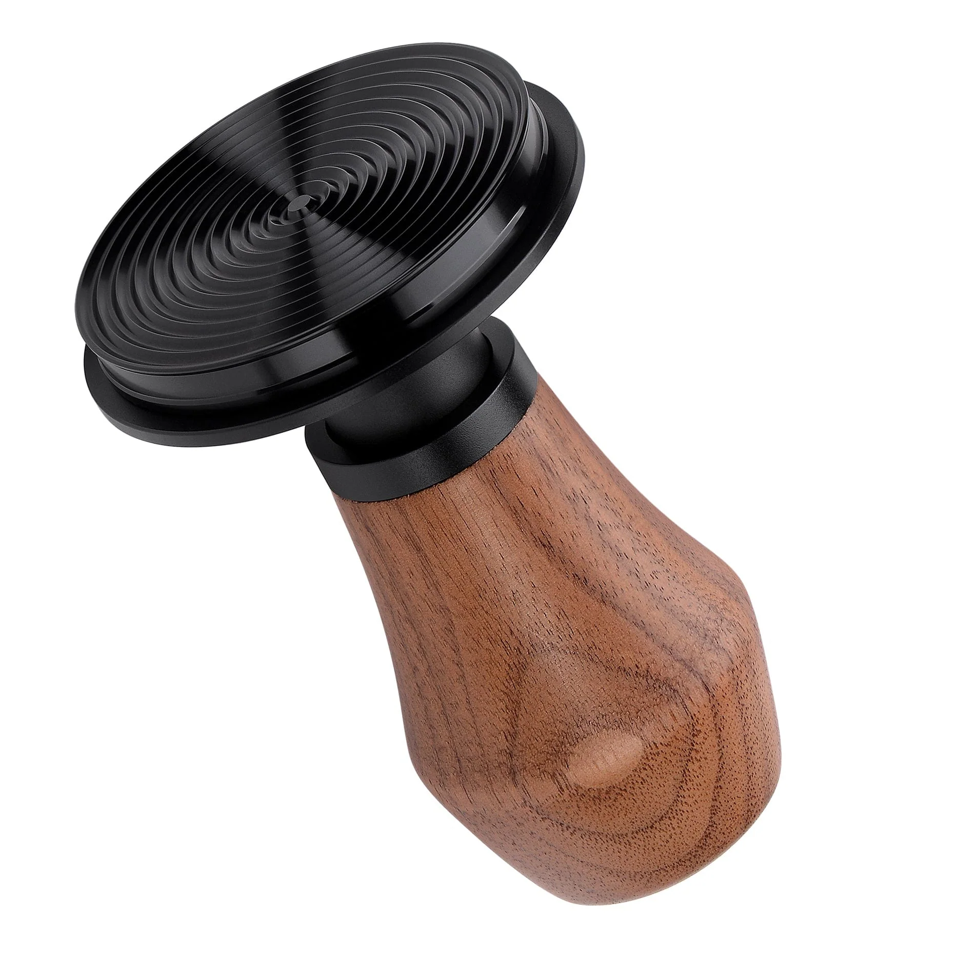 Normcore V4 Spring-loaded Tamper  - WALNUT - Titanium PVD Coating Base - Image 6